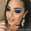 Maquiagem em tons de azul!!! #maquiagemcolorida