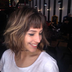 Bobcut com mechas iluminates