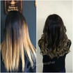 Antes e depois,correção de cor e Ombré hair ! 🔥✨