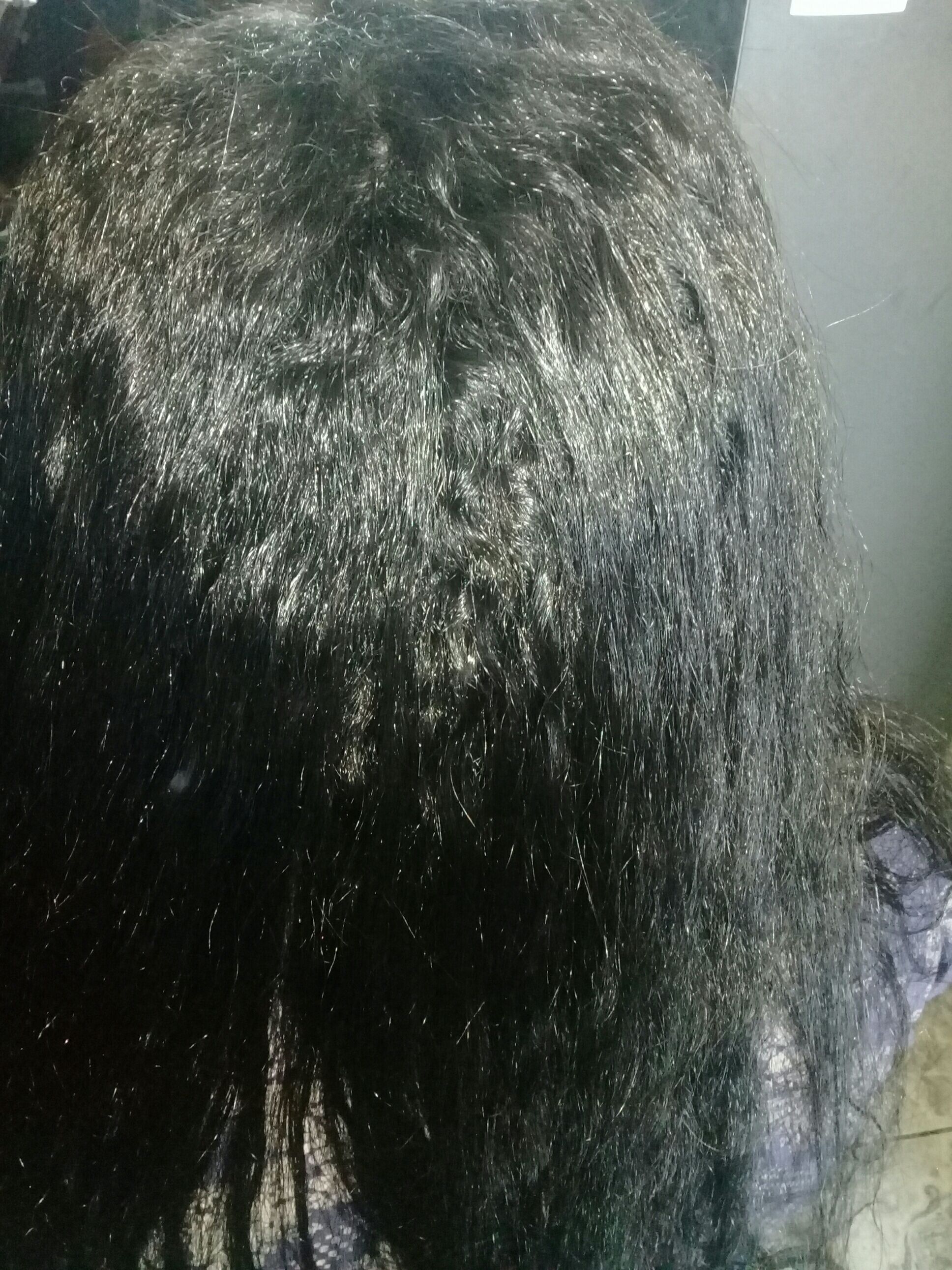 Antes da progresiva cabelo auxiliar cabeleireiro(a)