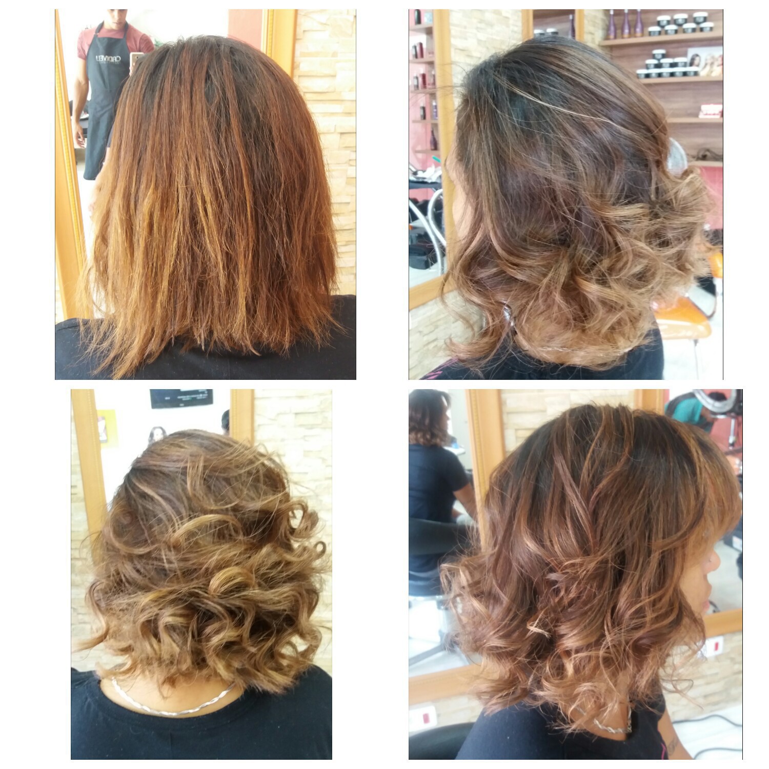 Devolução de fundo ,e iluminação natural na tonalidade mel. cabelo cabeleireiro(a) auxiliar cabeleireiro(a)