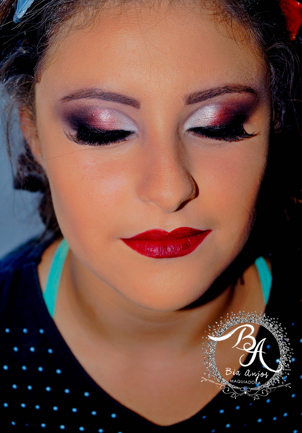 Cut Crease Marcante para Formanda maquiagem maquiador(a)
