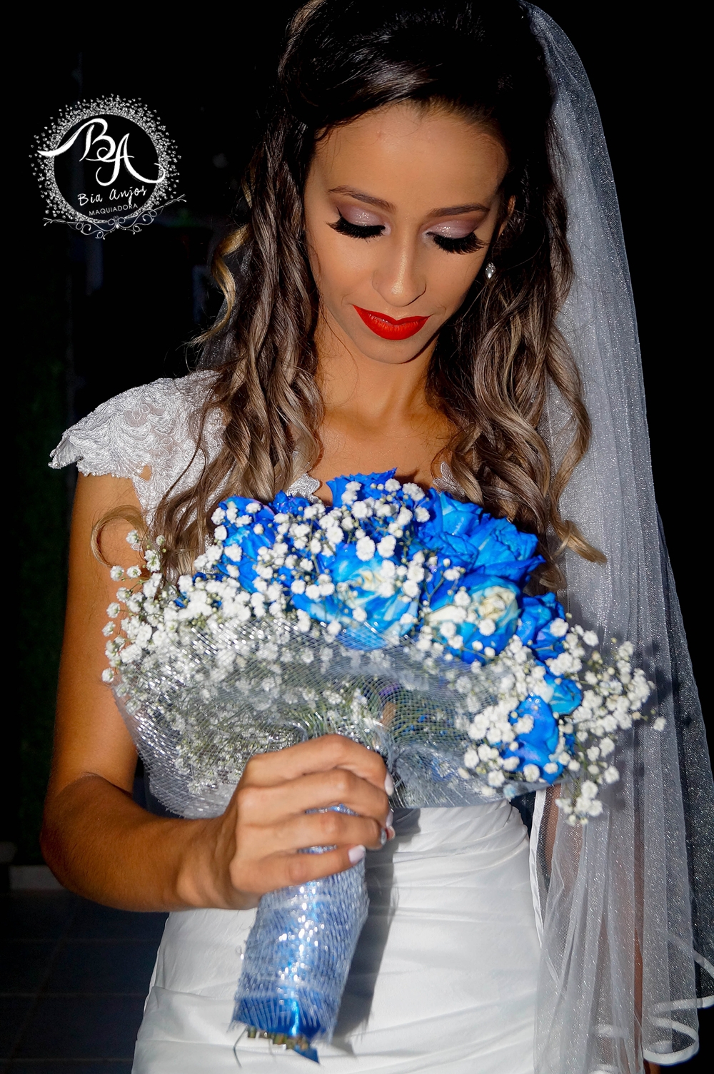 Noiva Mônica Cut Crease Rosê maquiagem maquiador(a)