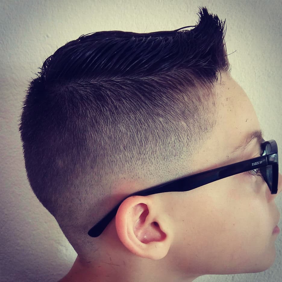 corte degradê infantil masculino