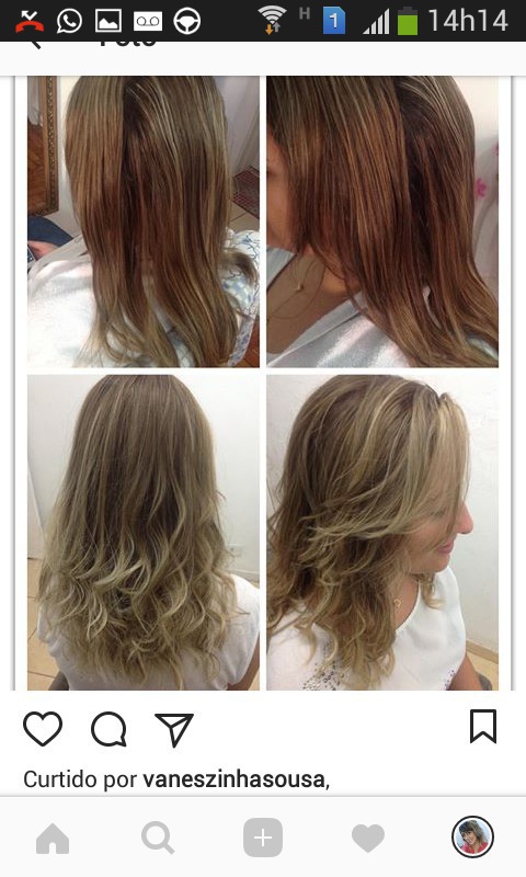 Luzes e californiana. .Correção de cor e corte cabelo cabeleireiro(a)
