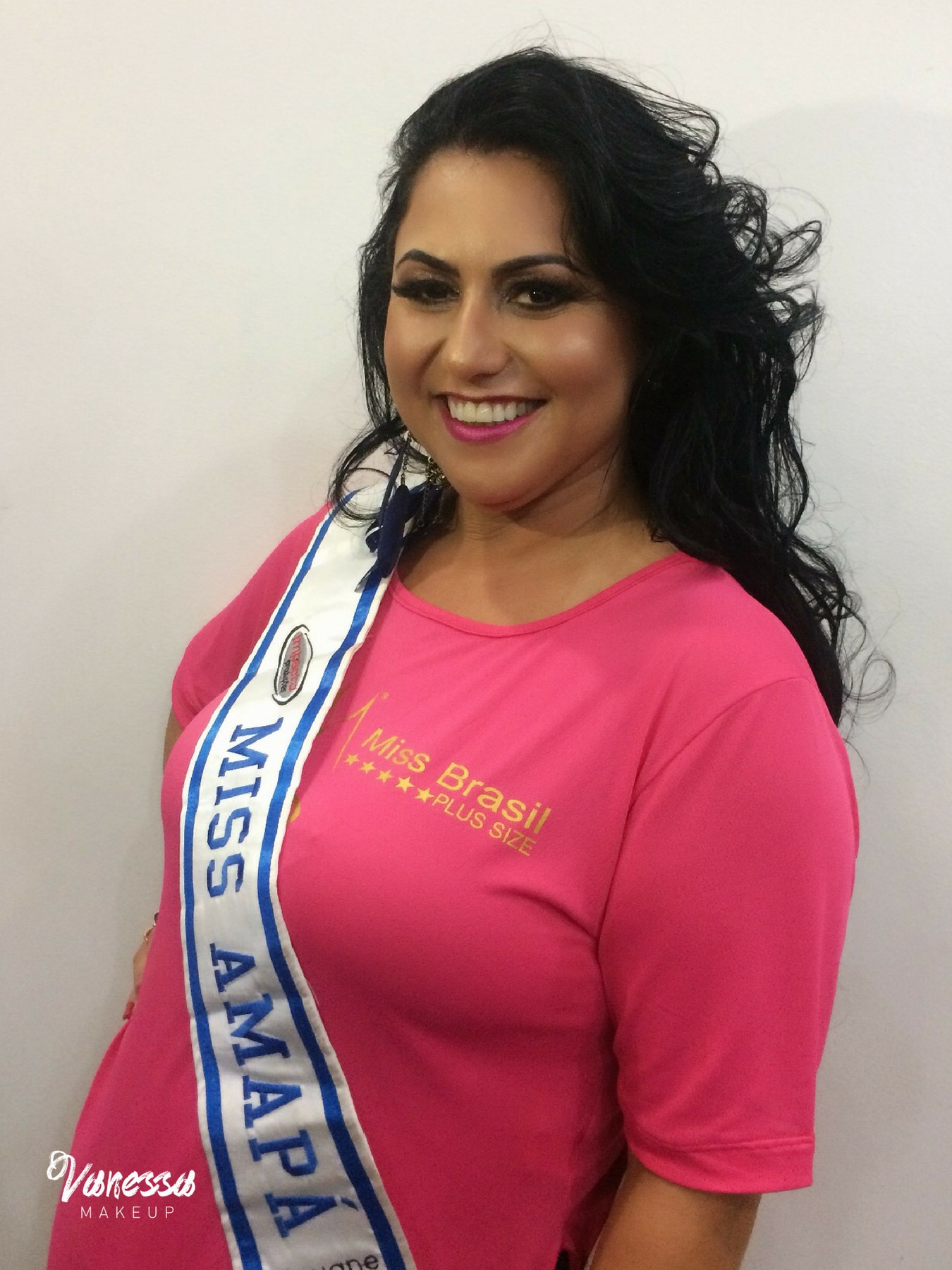 Maquiagem clássica na ( Miss - Amapá) - Miss Brasil Plus Size 2018 São José do Rio Preto. maquiagem maquiador(a)