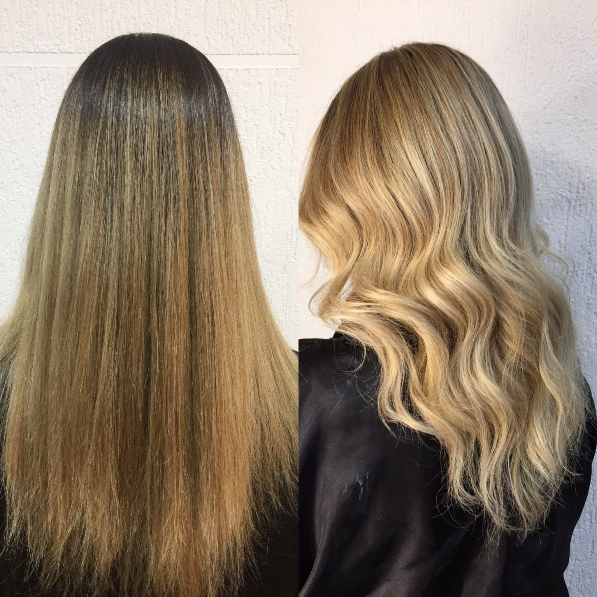 Antes e depois  cabelo cabeleireiro(a)