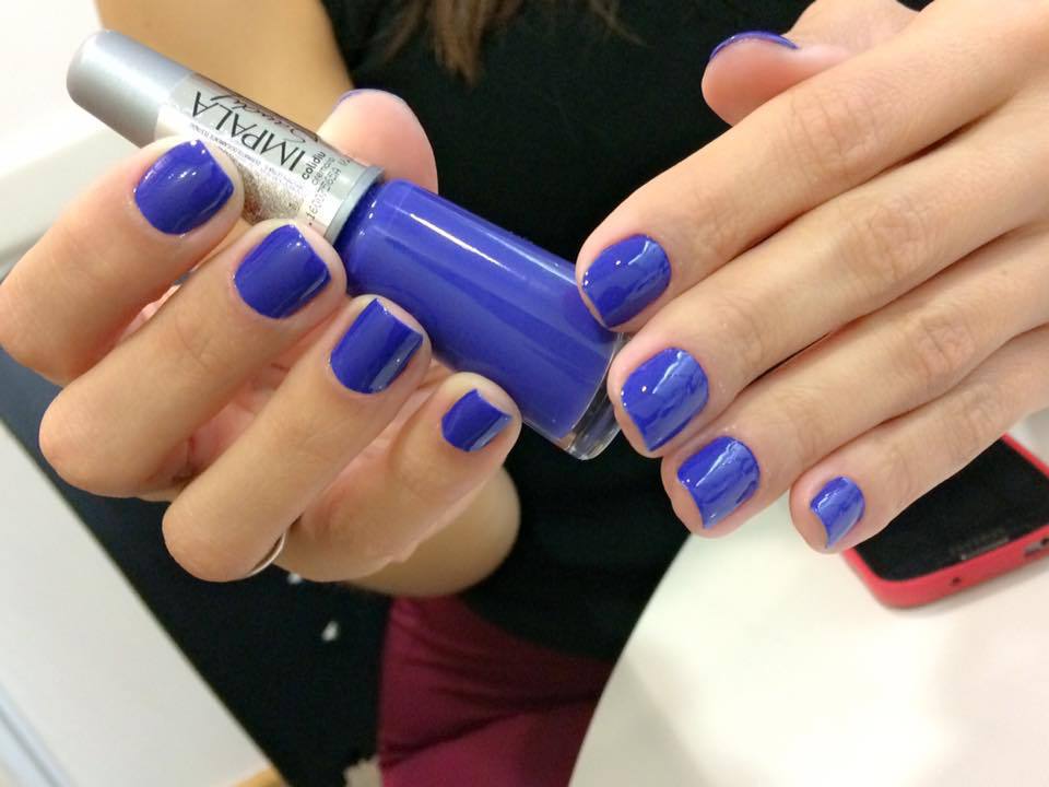 #azul #manicureporamor  unha manicure e pedicure
