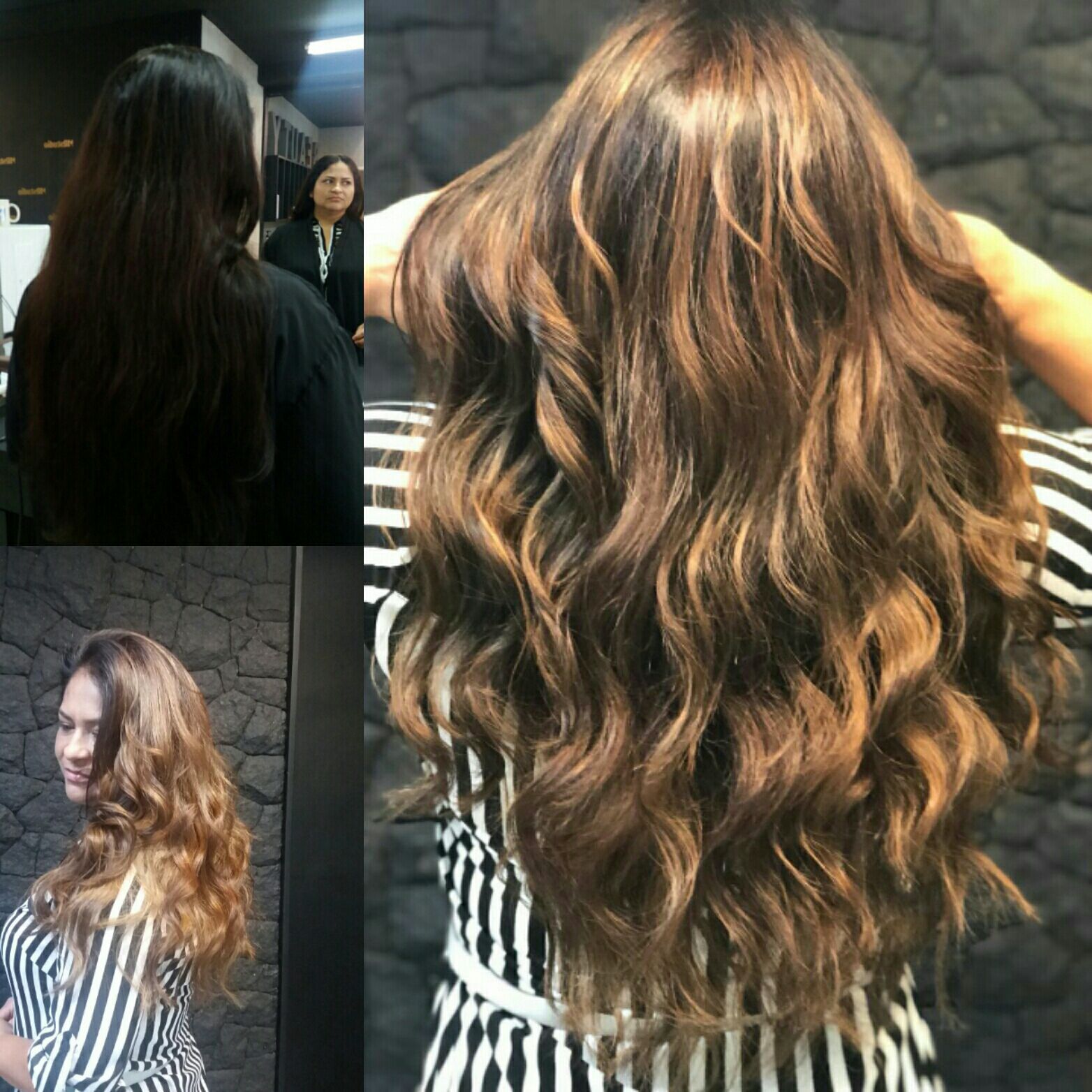 Morena iluminada cabelo cabeleireiro(a)