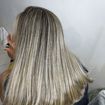 Realizado mechas costuradas e bem marcadas. E tonalizei com 12.11.... Um arraso pérola.