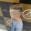 Degradê under cut com risco fronto lateral