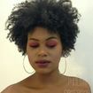 Ouse! sombra vermelha, porque não? #makeup #makeupartist #maquiagem #pelenegra #sombracolorida #black #blackgirl