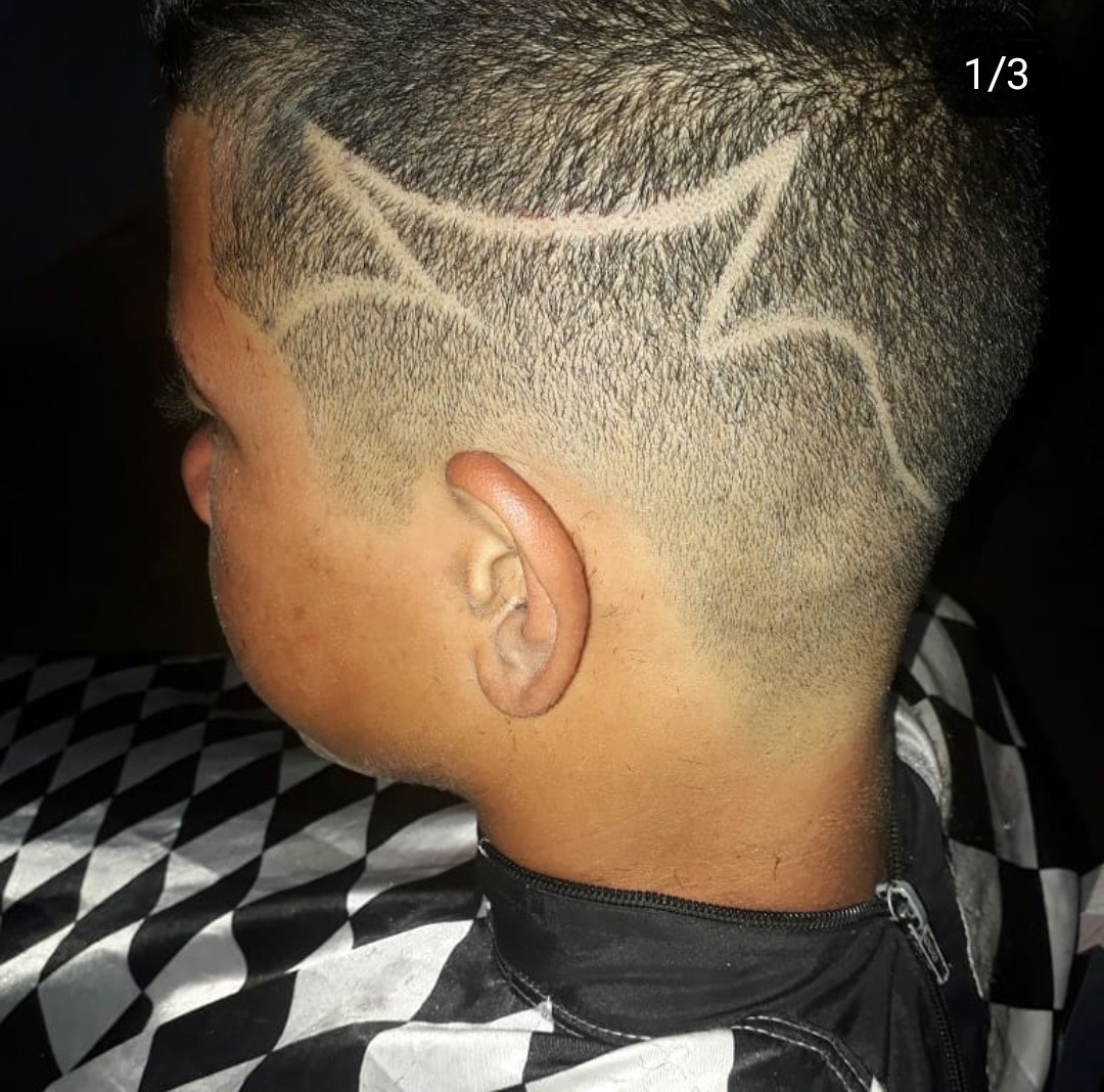 Corte degrade hot sale com freestyle