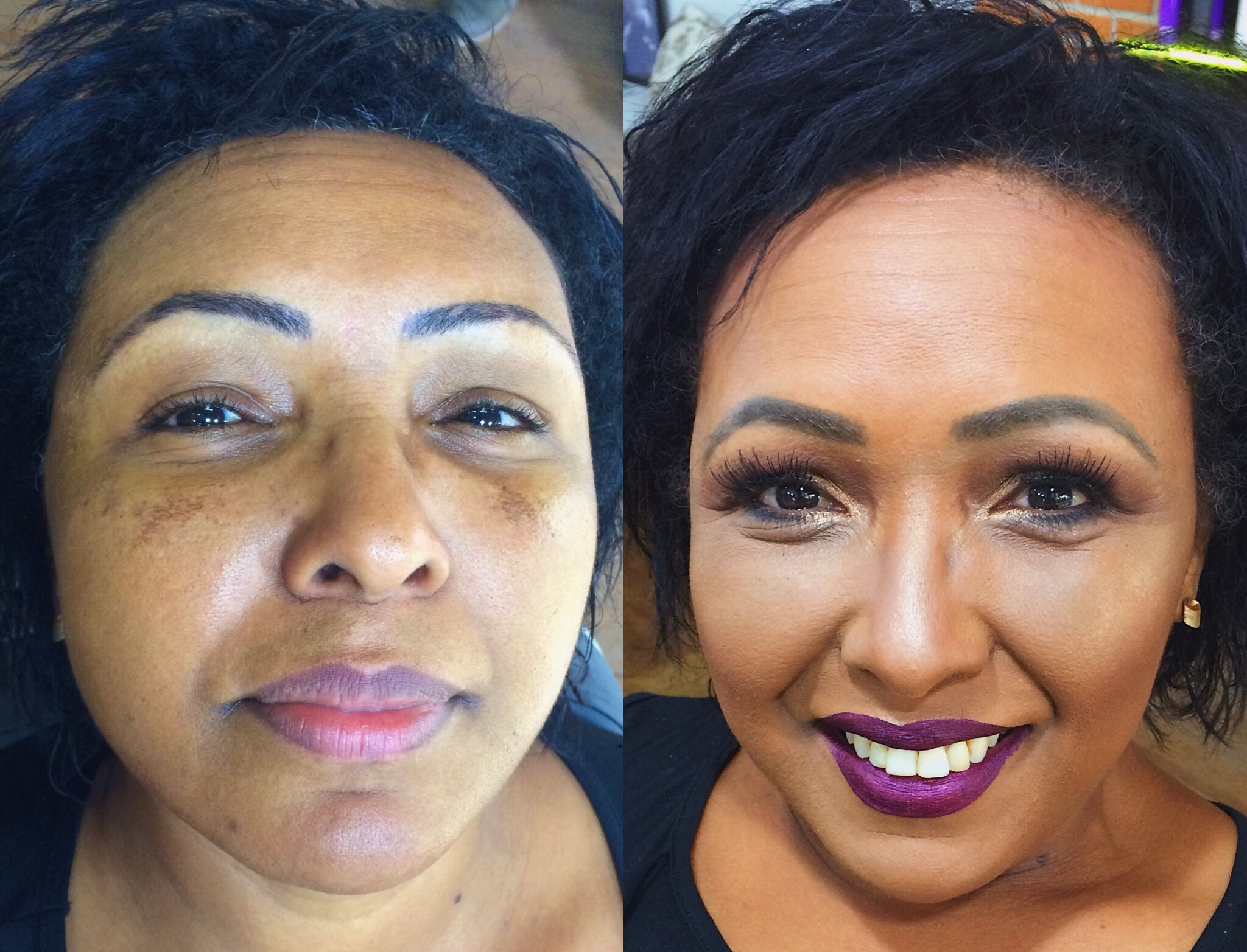 #antesedepois #makeup maquiagem esteticista micropigmentador(a) designer de sobrancelhas