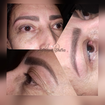 Design de sobrancelhas, alinhadas com mouse.