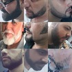 Barbas curtas, médias e longas. Reta, curva, quadrada e alongada