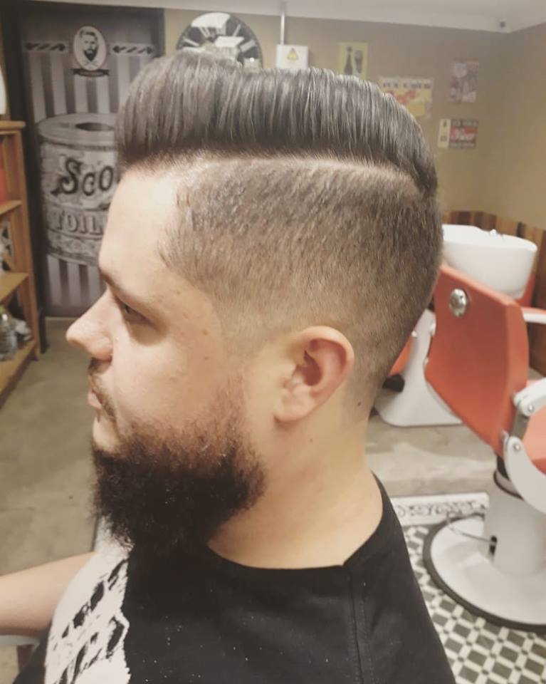 Razorpart mid fade cabelo barbeiro(a)