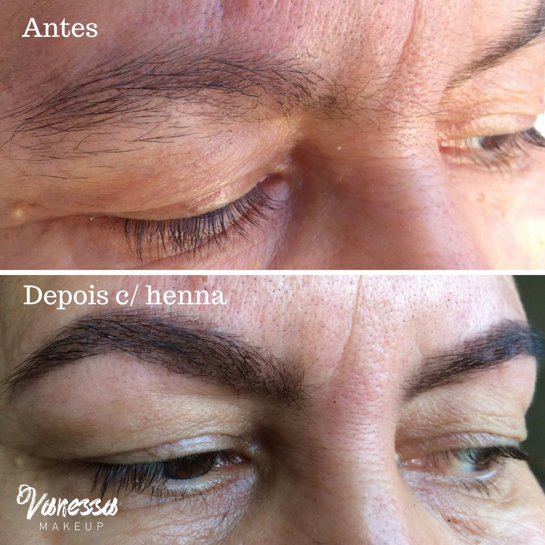 Design de sobrancelha e aplicação de henna. estética maquiador(a)