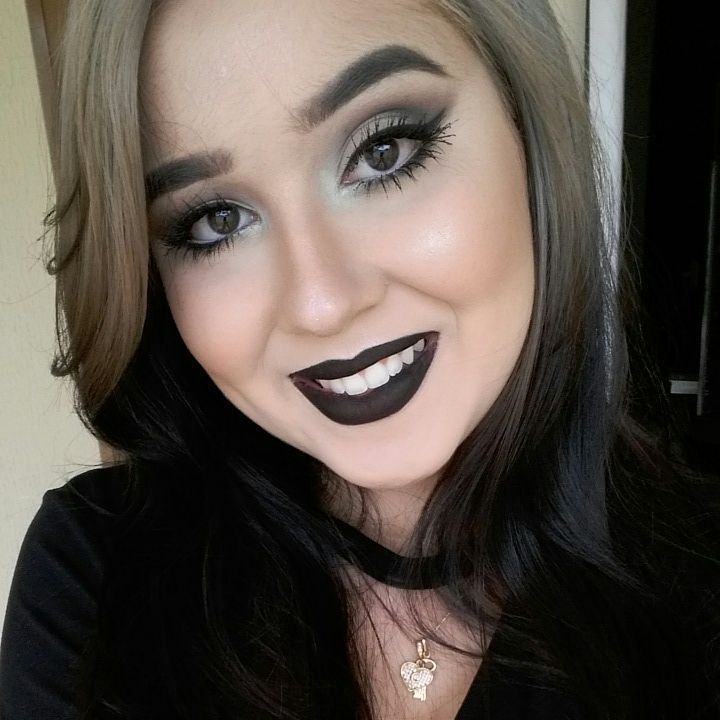 Batom preto quem gosta 😍 # makeup maquiagem maquiador(a) biomédico(a)