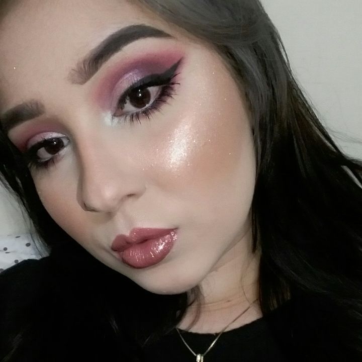 Maquiagem em tons de rosa #makeup maquiagem maquiador(a) biomédico(a)