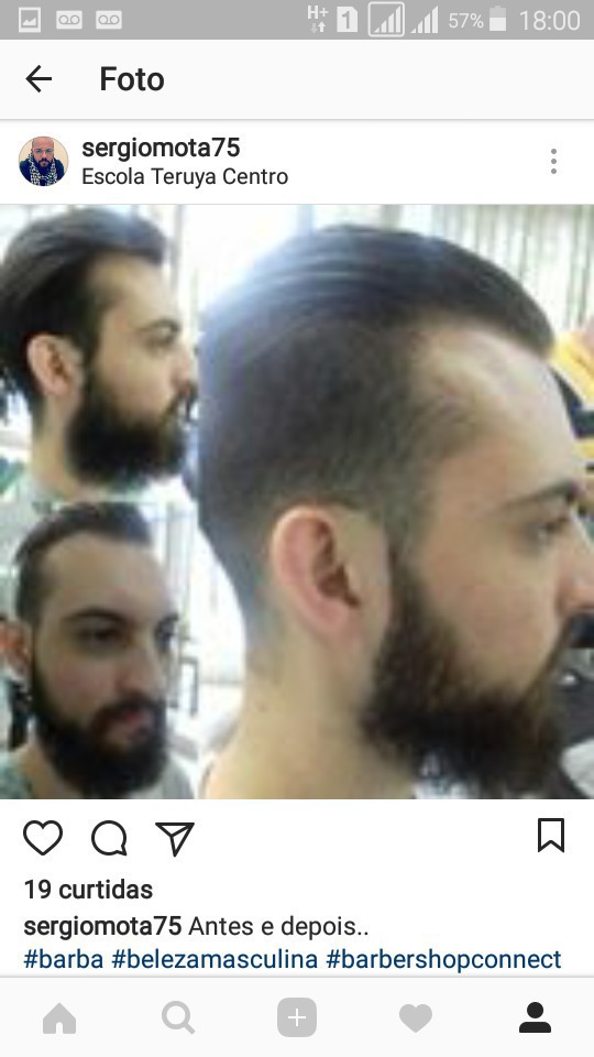 Corte e barba cabelo barbeiro(a)