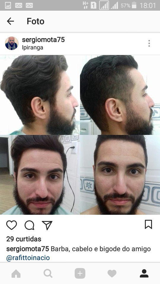 Corte de cabelo e barba cabelo barbeiro(a)