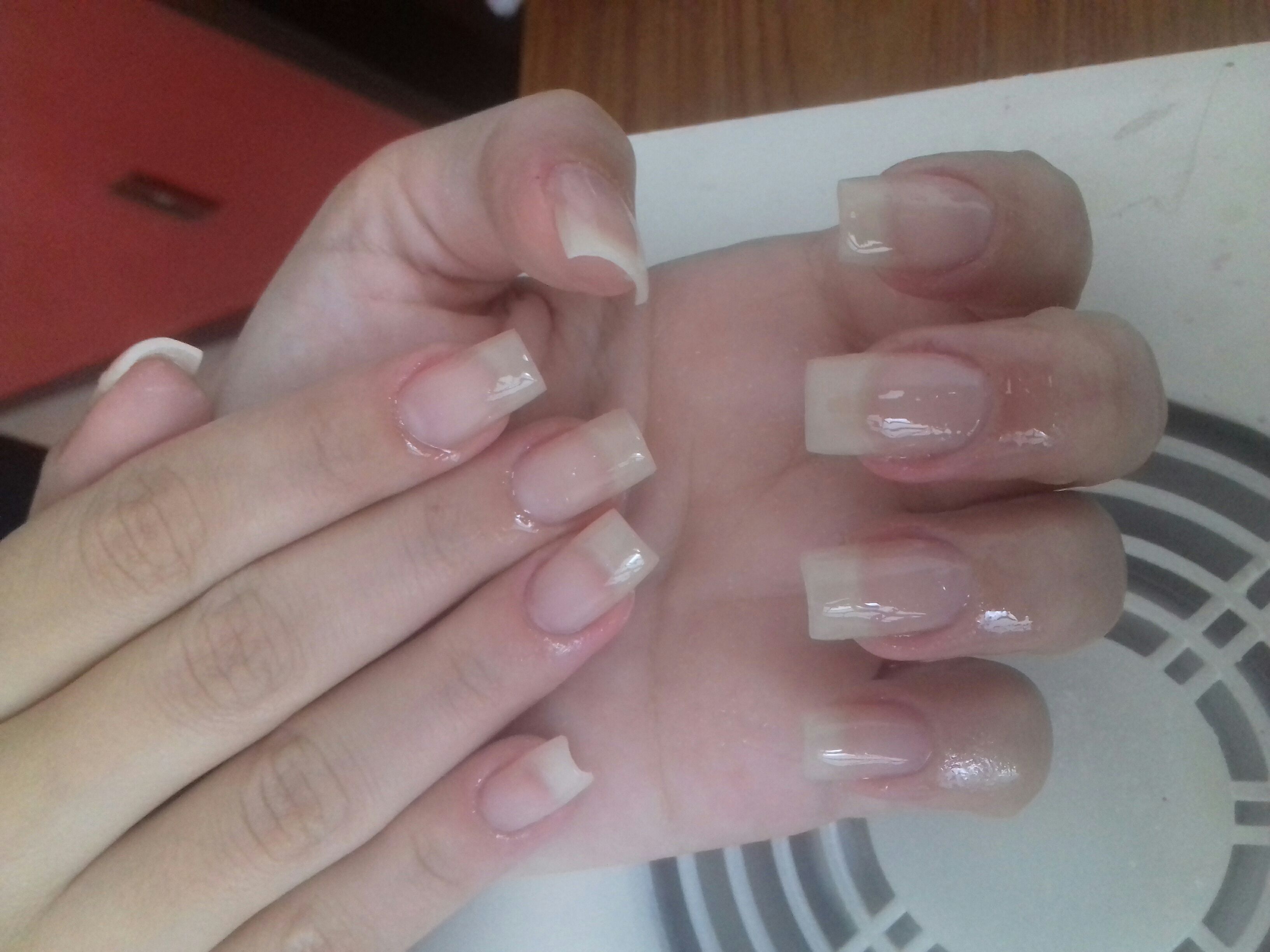 Alongamento em silicone, super natural unha manicure e pedicure manicure e pedicure
