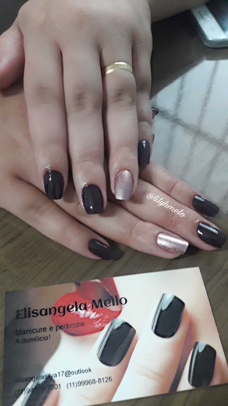 unha manicure e pedicure designer de sobrancelhas