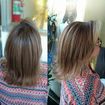 Correção de cor com mechas.