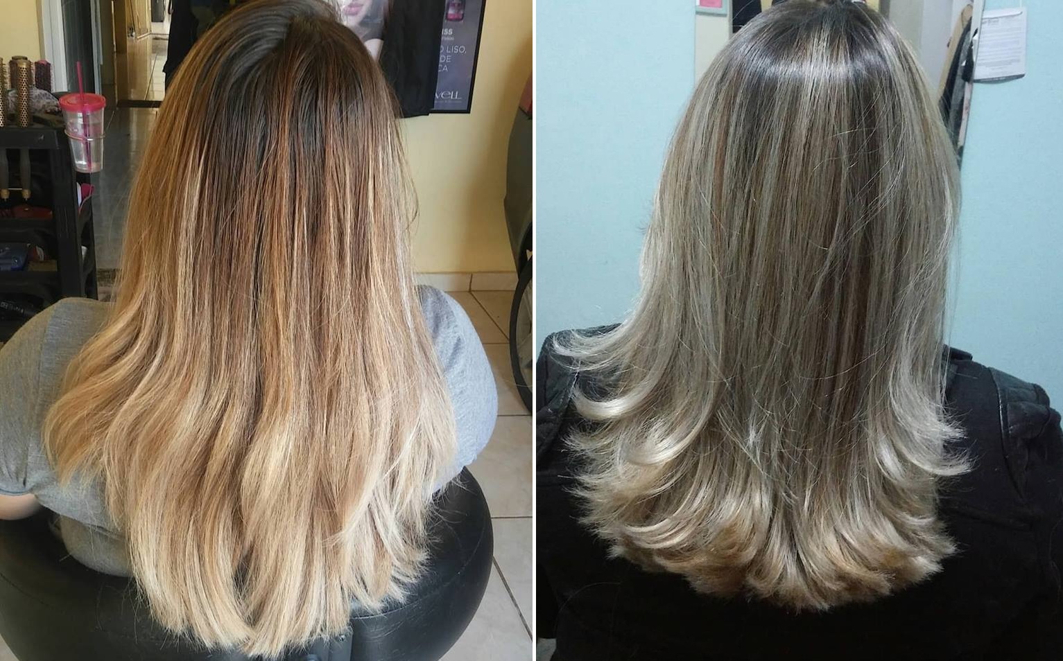 Antes  e Depois - Correção de cor!!
#correcaodecor #correcaodeloiro #loiro #blond #blondhair #instahair #cabelos cabelo cabeleireiro(a)