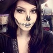 Maquiagem artística Halloween - Caveiras