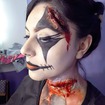 Maquiagem artística Halloween - Cicatrizes