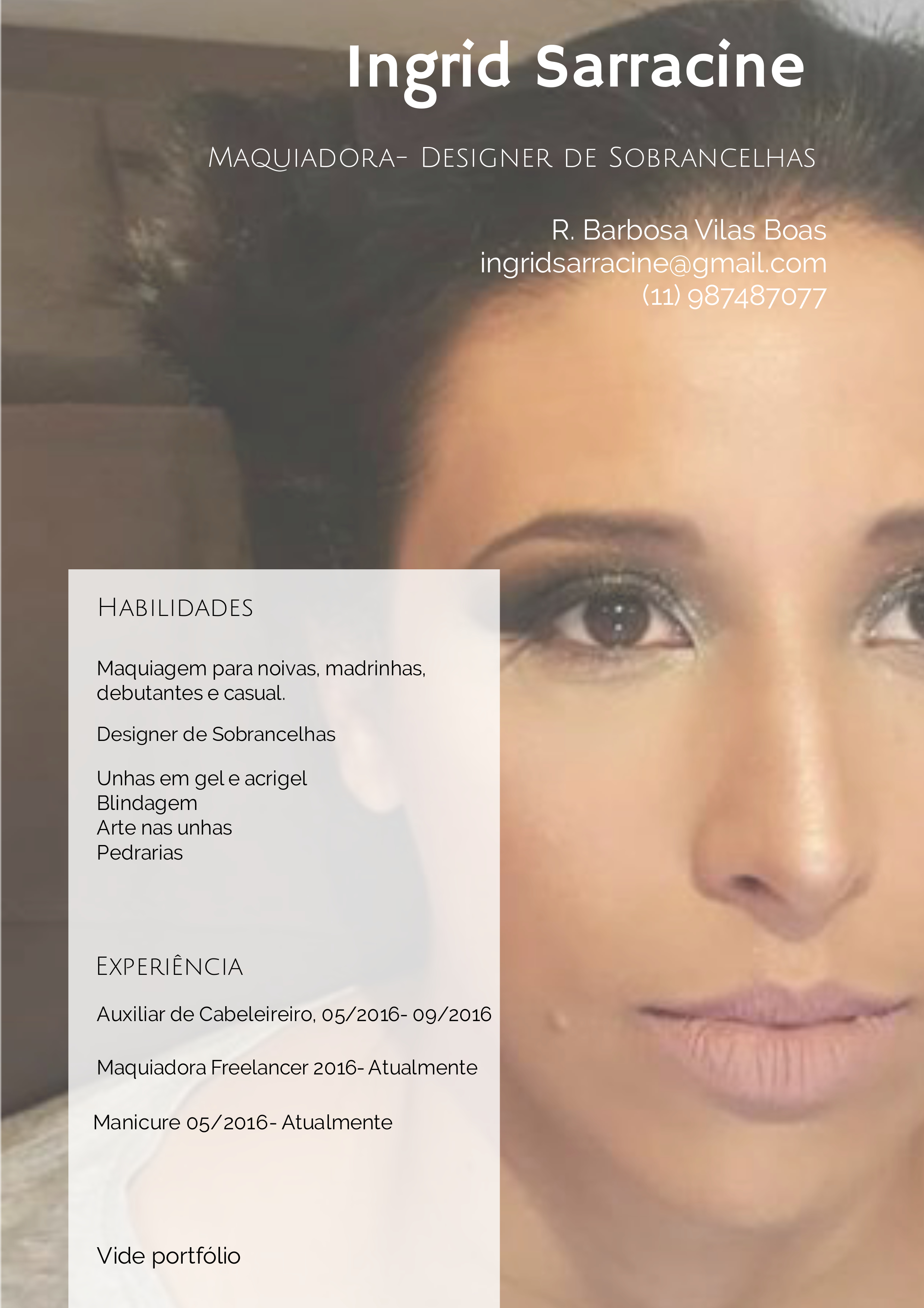 Currículo  outros auxiliar cabeleireiro(a) maquiador(a) manicure e pedicure