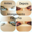 Alongamento de cílios fio a fio 😍