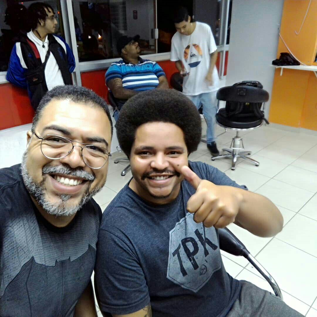 Meu primeiro corte afro.....Top cabelo barbeiro(a)