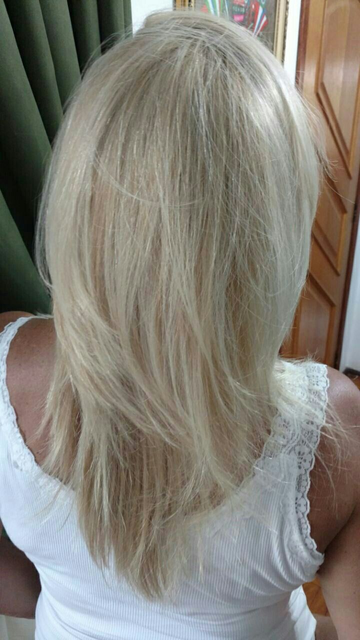 Luzes pérolas + botox cabelo cabeleireiro(a)
