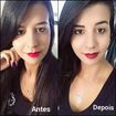 Antes e depois desta transformação! 
E agora foi a vez desta linda se beneficiar com a micropigmentação fio a fio. Não dá pra negar... a diferença é nítida e o sucesso garantido.
