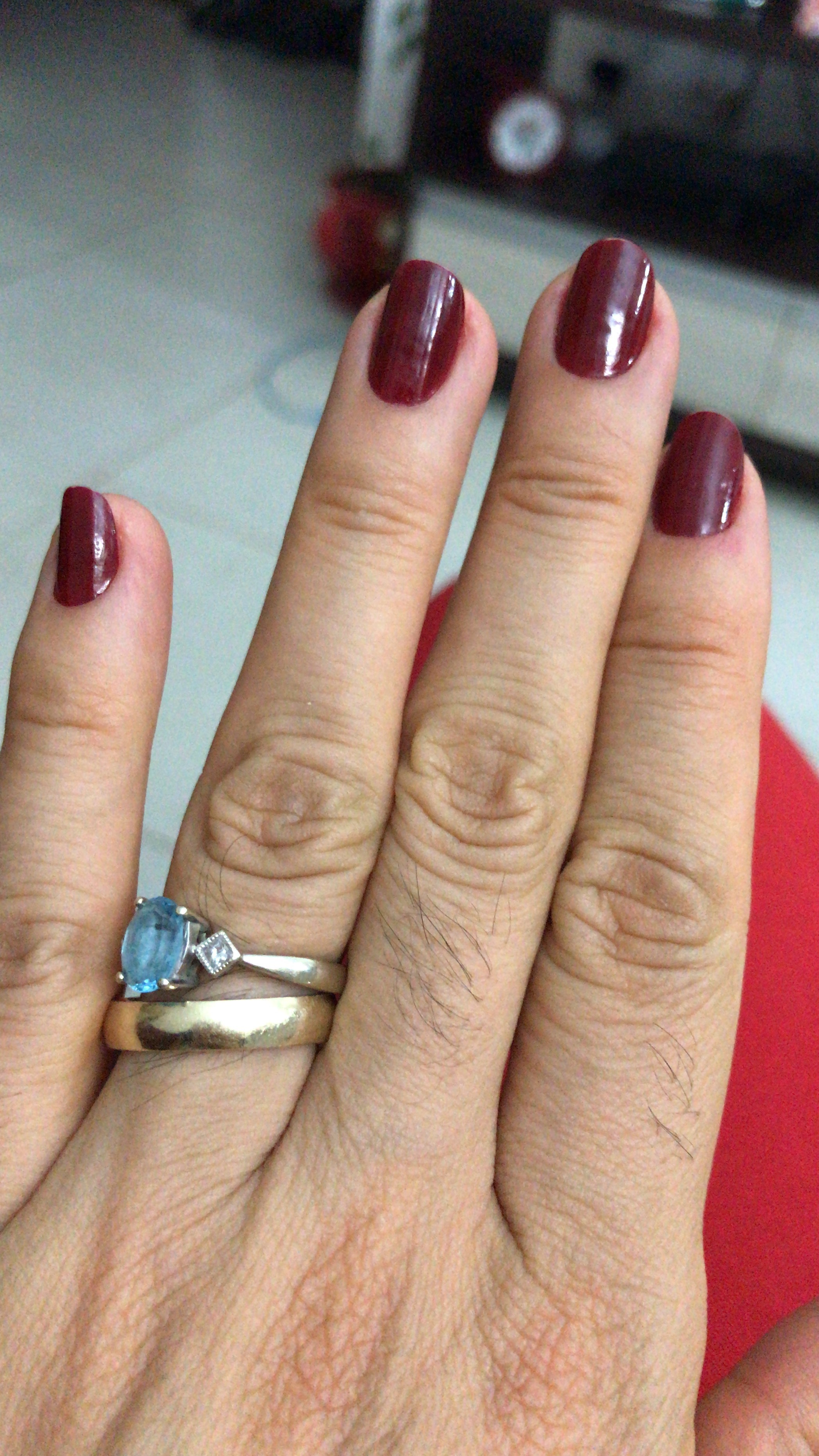 Trabalho com unhas em verniz, Colorama.  unha manicure e pedicure estudante (designer sobrancelha)