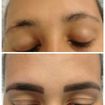 Design de sobrancelha com henna