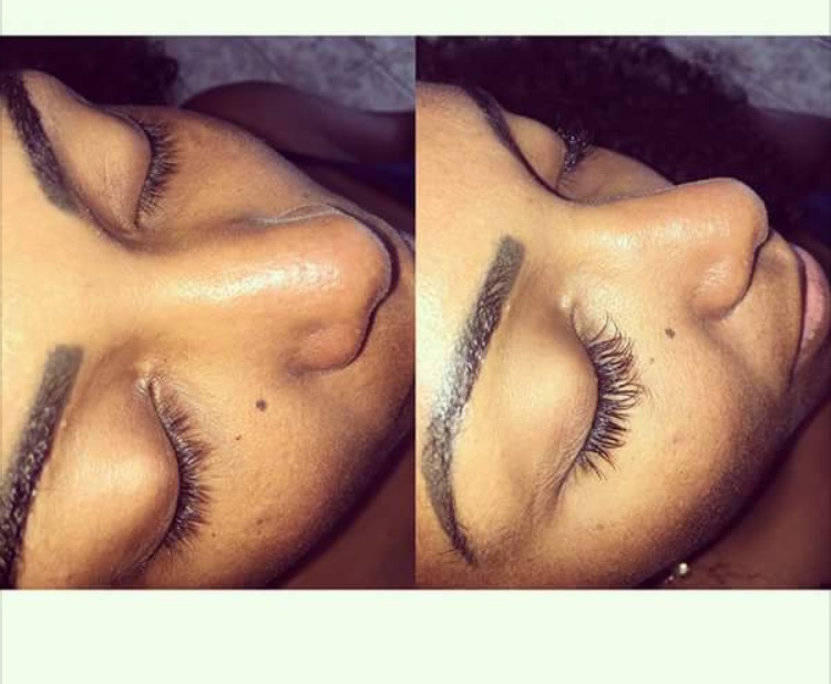 Alongamento de cilios fio a fio 😍 outros designer de sobrancelhas recepcionista maquiador(a)