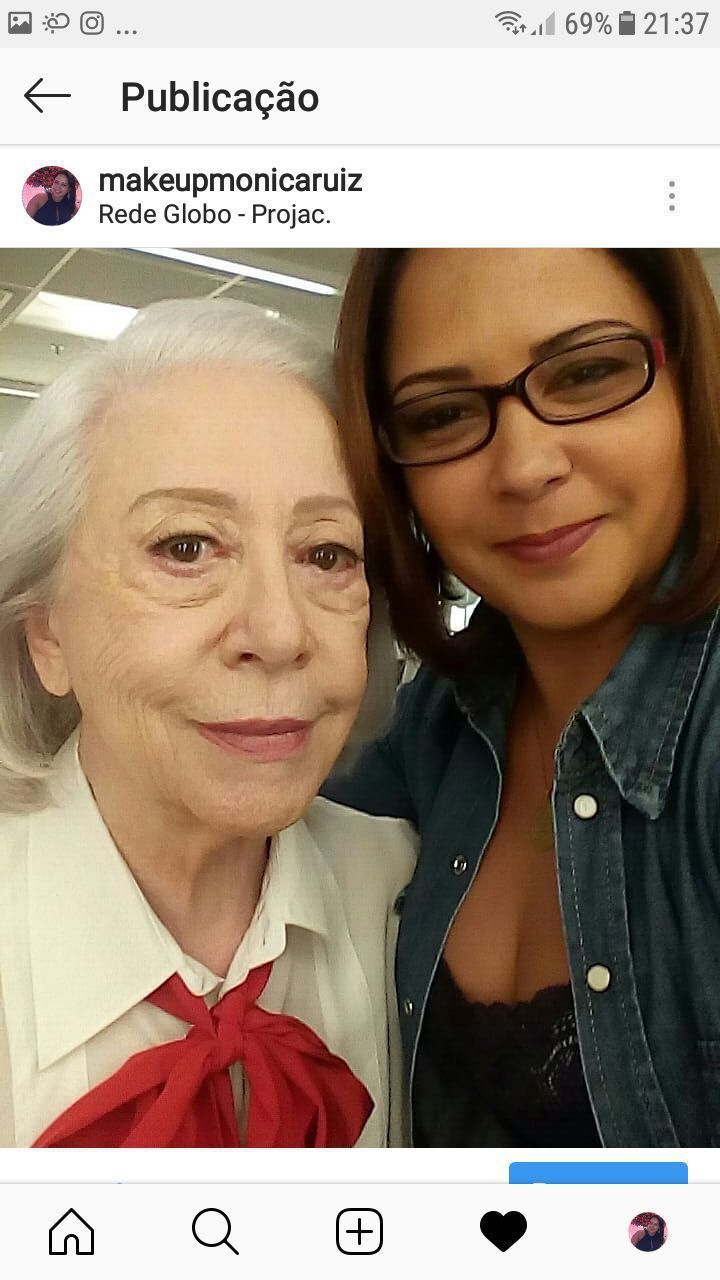 Maquiagem para entrevista 
Fernanda Montenegro 
Rede Globo de TV maquiagem maquiador(a) maquiador(a) maquiador(a)