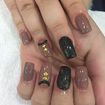 #unha #nails #alongamento #alongamentodeunha #fibradevidro e #esmaltacaoemgel #esmaltacaodegel #nailart #unhasartiticas #unhas # pedrarias