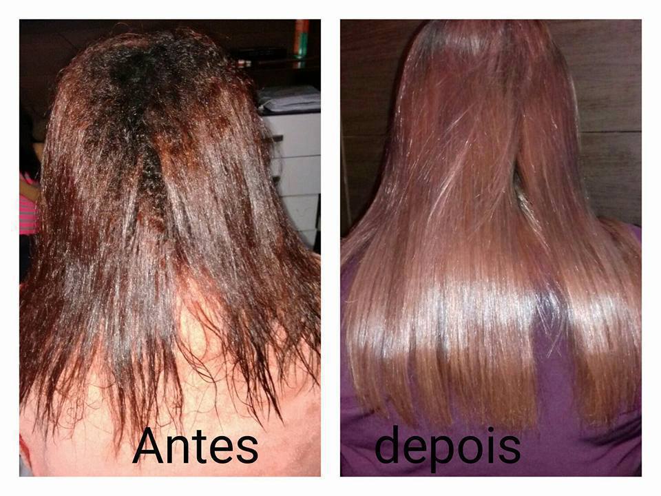 Progressiva antes e depois cabelo cabeleireiro(a) barbeiro(a)