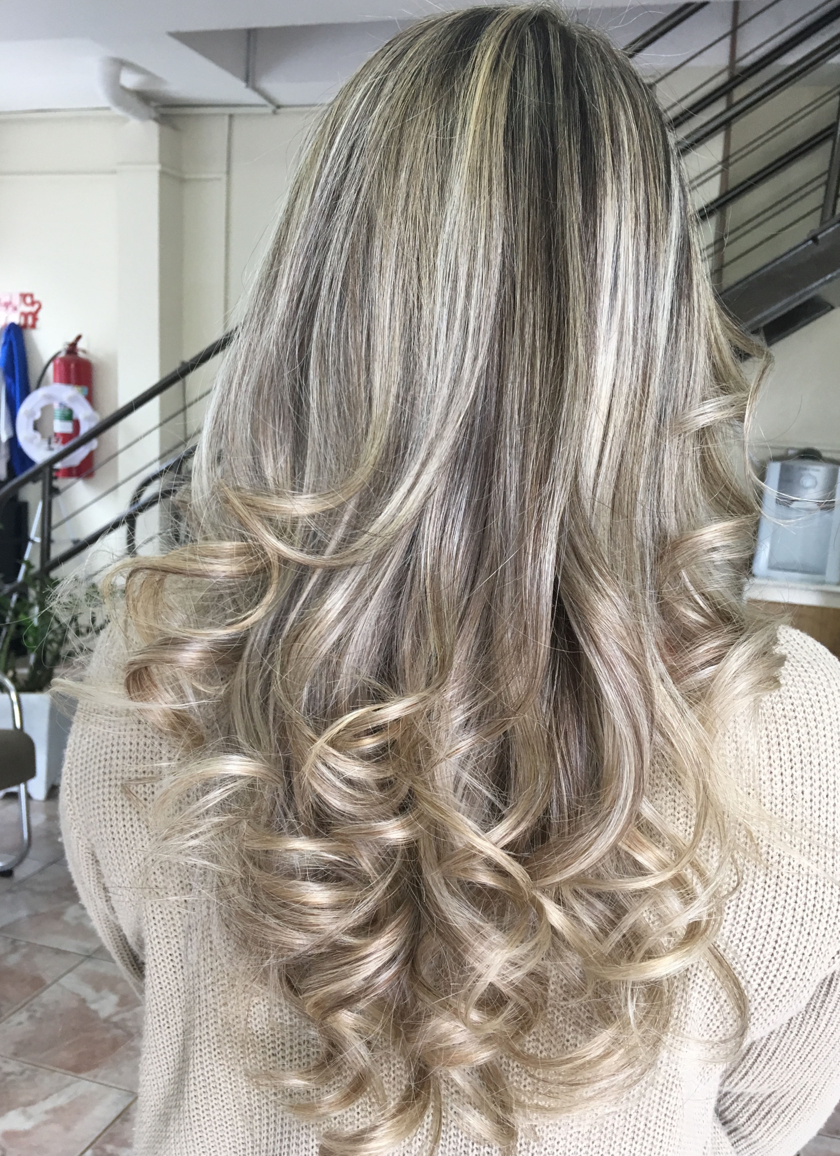Micro mechas peroladas  cabelo cabeleireiro(a)
