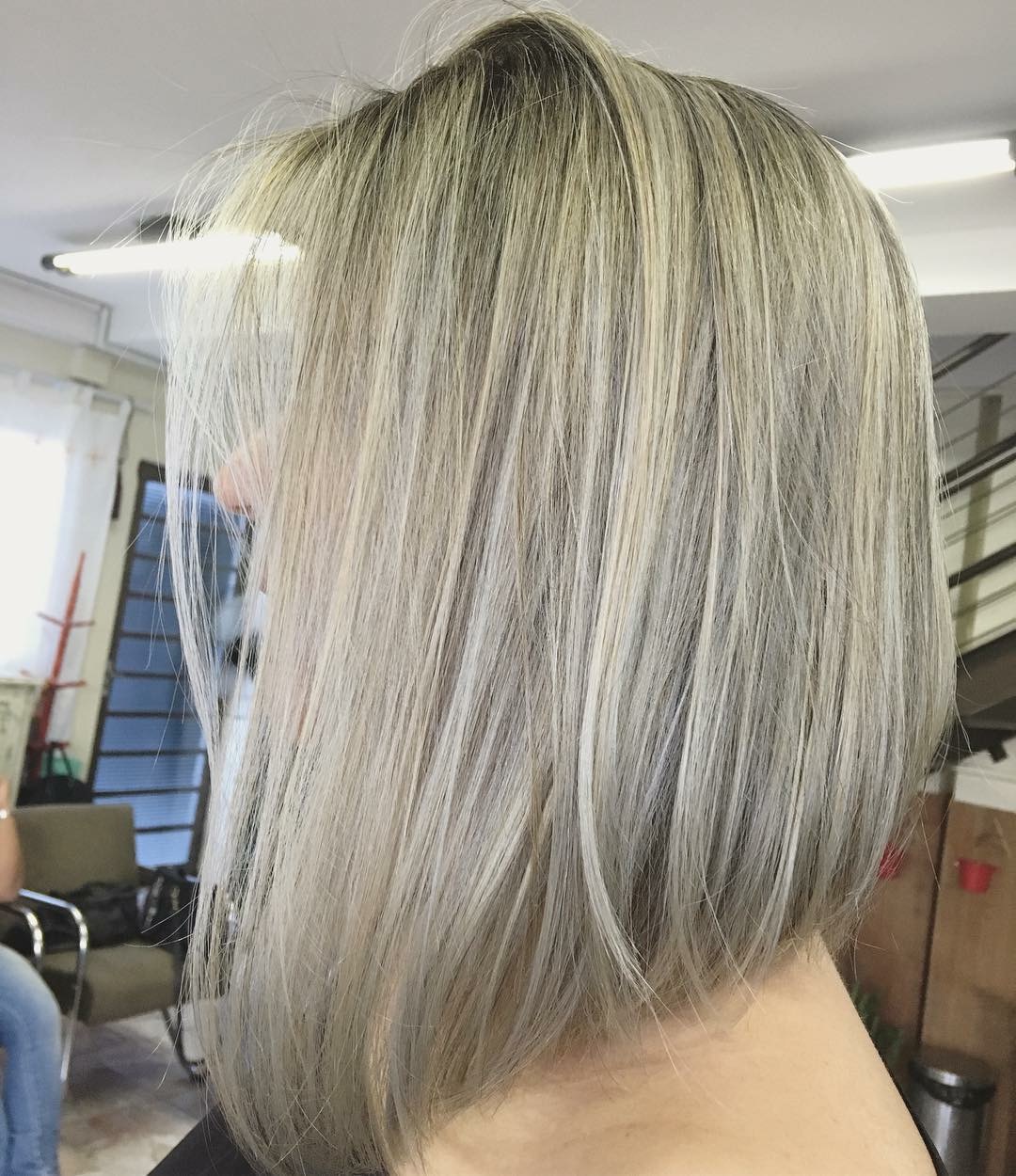 Micro mechas loiro perolado  cabelo cabeleireiro(a)