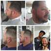 Fade com barba desenhada início de tratamento de barboterapia 