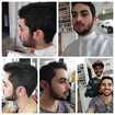 Corte social com barba desenhada 