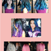 #cabeloazul #bluehair #violethair #pinkhair #cabelorosa
