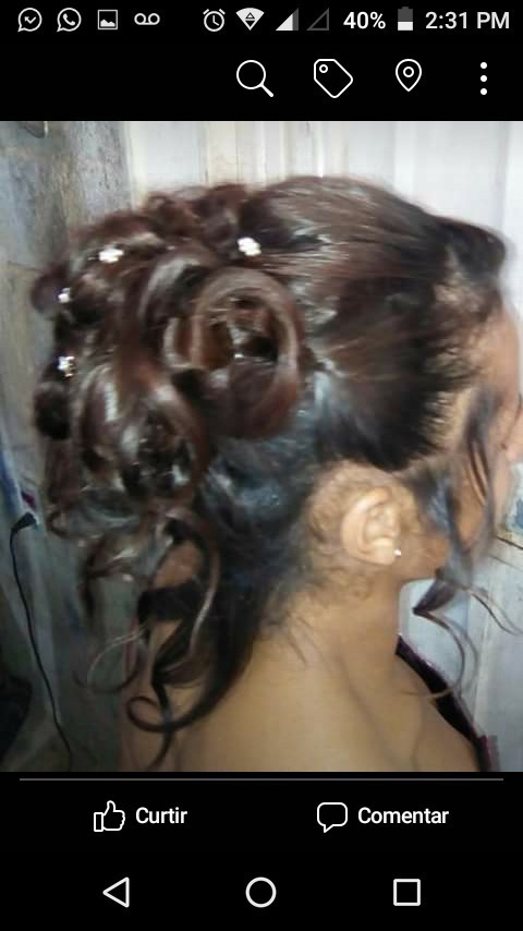 Penteado madrinha cabelo cabeleireiro(a)