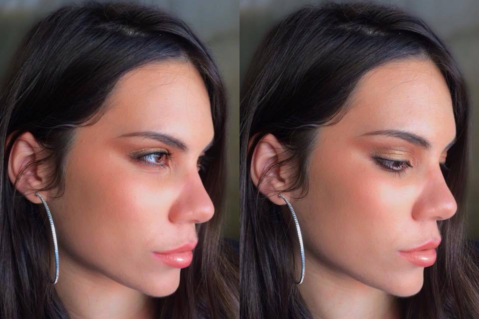 Pele feita com AirBrush maquiagem maquiador(a) assistente maquiador(a)